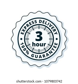 3 Hour Express Delivery illustration