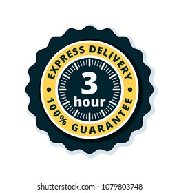 3 Hour Express Delivery illustration