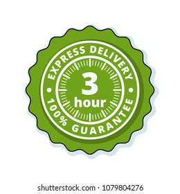 3 Hour Express Delivery illustration
