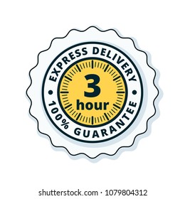 3 Hour Express Delivery illustration