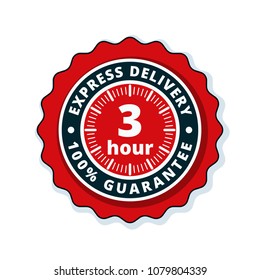 3 Hour Express Delivery illustration