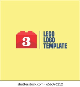 3 Letter Block Game Logo. Brand identity design.