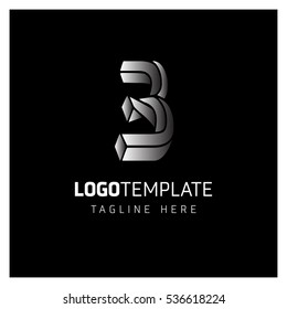 3 Letter logo, Golden Monogram design elements, line art logo. Beautiful Boutique Logo Designs, Business sign, Restaurant, Royalty, Cafe, Hotel, Heraldic, Jewelry, Fashion, Wine. Vector illustration

