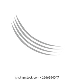 Plantilla vectorial de diseño de logotipo de 3 líneas