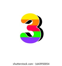 Plantilla de signo vectorial de diseño de 3 logotipos