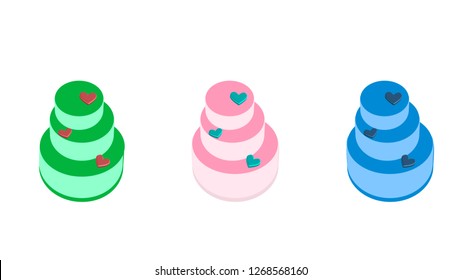 3 love cake
