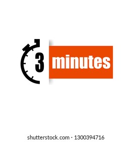 3 Minutes Label,sticker