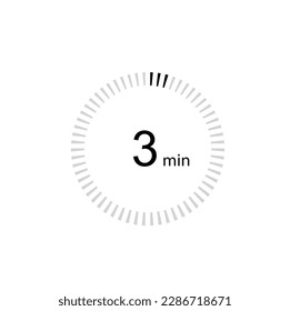3 minutes timer icon,3 min digital timer. Clock and watch, timer, countdown.