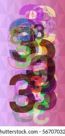 3 Number idea template