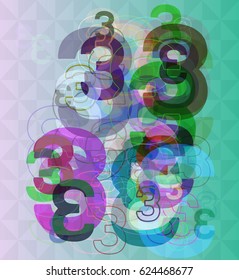 3 Number pattern design