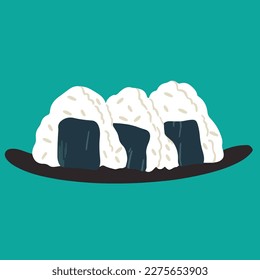 3 Onigiri ,good for graphic design resource.