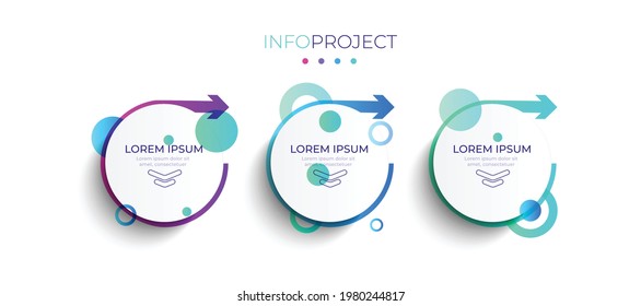 3 opción partición de papel blanco Gradiente de color gráfico de color de papel origami plantilla de infografía de color para diagrama de presentación y concepto de negocio con 5 opciones de elemento plantilla infográfica editable 