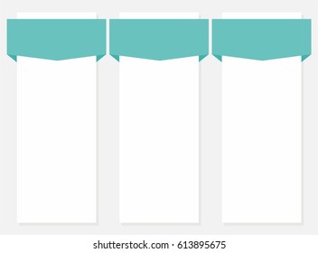 3 options infographics vector web template