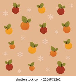 3 orange and flower in summer