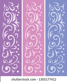 3 ornamental backgrounds