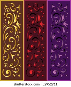 3 ornamental backgrounds