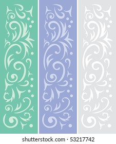 3 ornamental backgrounds