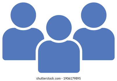 3 People Icon Vector Illustration