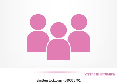 3 People Icon Vector Illustration Eps10 Stock Vector (Royalty Free ...