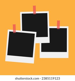 3 plantilla de collage de fotos. ilustración vectorial, nuevas colecciones