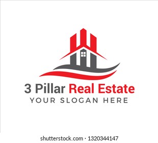 3 Pillar Real Estate Logo