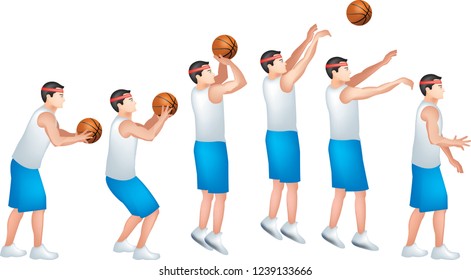 Jump Shot Stock Vectors, Images & Vector Art | Shutterstock