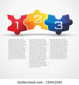 3 puzzle - red, yellow, blue