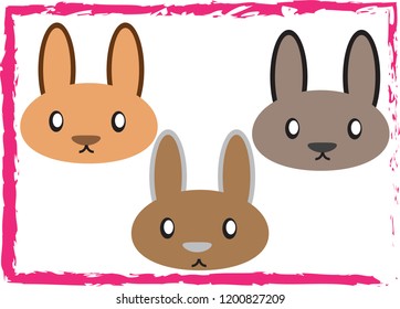 3 rabbits in the frame victor