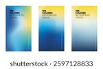 3 Sea Colored Blur Gradient Backgrounds – A stunning collection of smooth, ocean-inspired gradient backgrounds featuring shades of blue and turquoise.