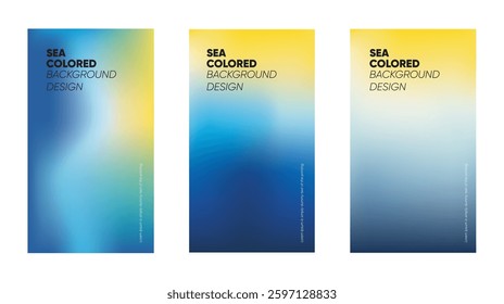 3 Sea Colored Blur Gradient Backgrounds – A stunning collection of smooth, ocean-inspired gradient backgrounds featuring shades of blue and turquoise.