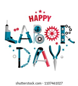 3 september Labor Day Poster or Banner. Vector Illustration