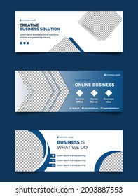 3 set corporate elegant social media Facebook promotional cover template, social media poster design,web banner template design