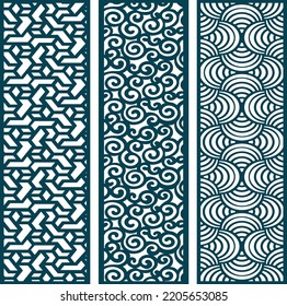 3 Set Design For jali, Laser, Cnc, Graphic.