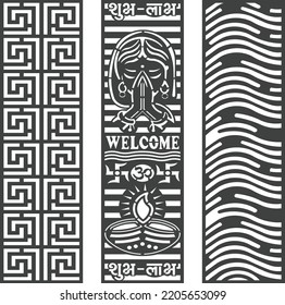3 Set Design For jali, Laser, Cnc, Graphic.