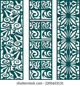 3 Set Design For jali, Laser, Cnc, Graphic.