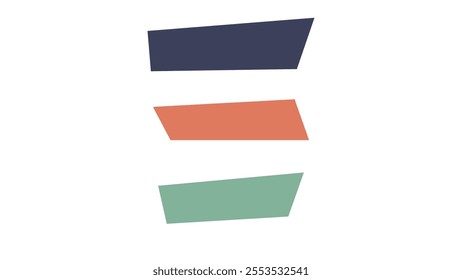 3 sets of text box designs with different shapes and colors