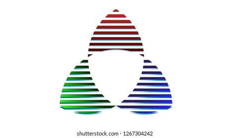 3 Shapes Logo Vector
