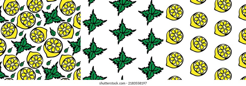  3 patrones simples sin soldadura con limón y menta