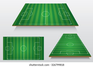 3 soccer fields in difference dimension