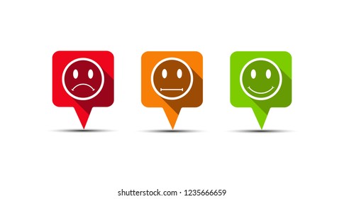 3 speech bubble contours - gear. question and answer