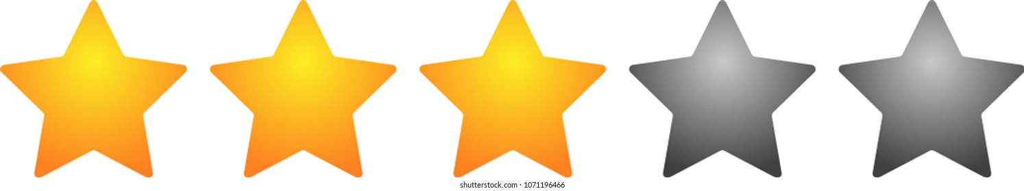 3 star rating bar