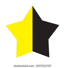 Icono de Vector de 3 estrellas. Vector de arco de tres estrellas