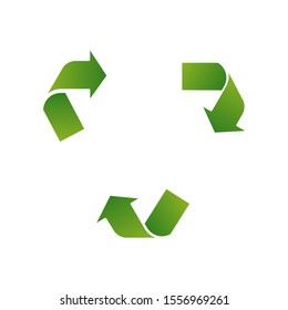 3 steps triangle template illustration / blank, design space ( recycle,ecology etc.)