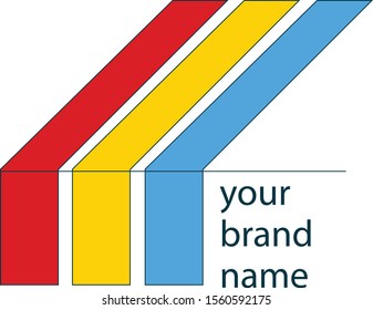 3 Stripes Logo Vector Design