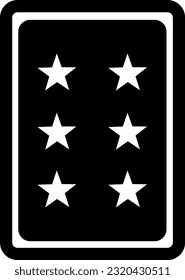 3. sechs 6. Ass-Karten 7