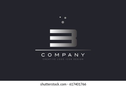3 three number silver metal grey blue dots company logo design vector icon template