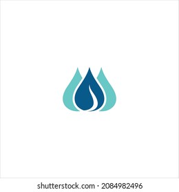 3 Wasserlogo, Vektorgrafik-Vorlage