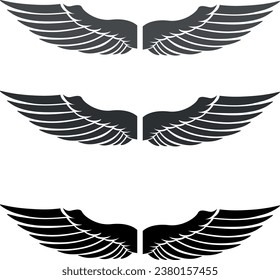 3 wings vector file illustrator