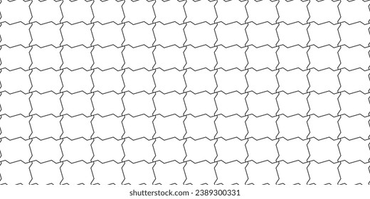 3 x 2 zig-zag shape paving blocks. A seamless large brick pattern in vector. Modern digital wallpaper resource.