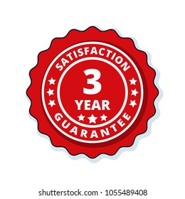 3 Year Satisfaction Guarantee illustration